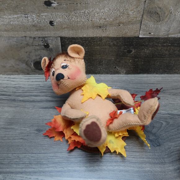 Annalee Doll Fall Decor Pumpkin Mouse Cornucopia - Picture 2 of 7